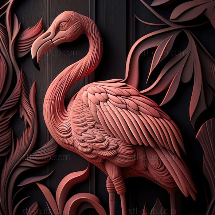 3D model st flamingo (STL)